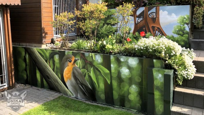 Graffiti Vogel