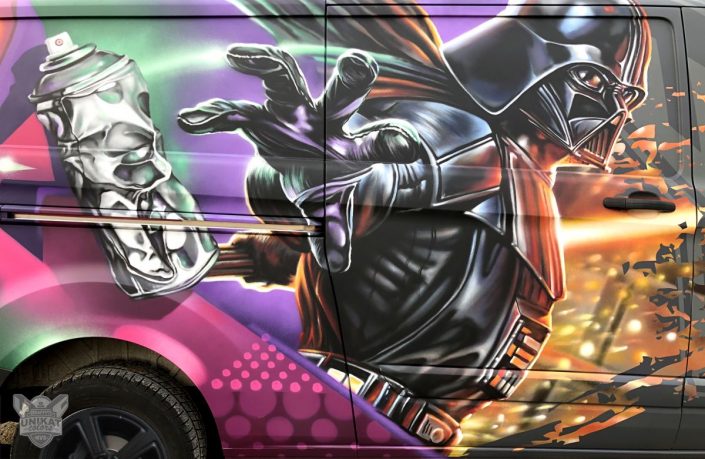 Graffiti Darth vader