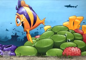 Graffiti Fisch