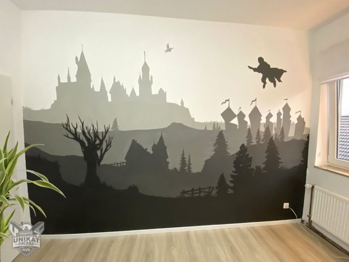Wandgestaltung Harry Potter