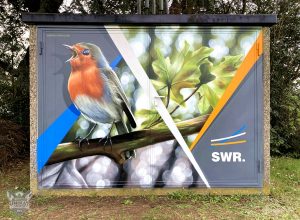 Graffiti Vogel Stadtwerke